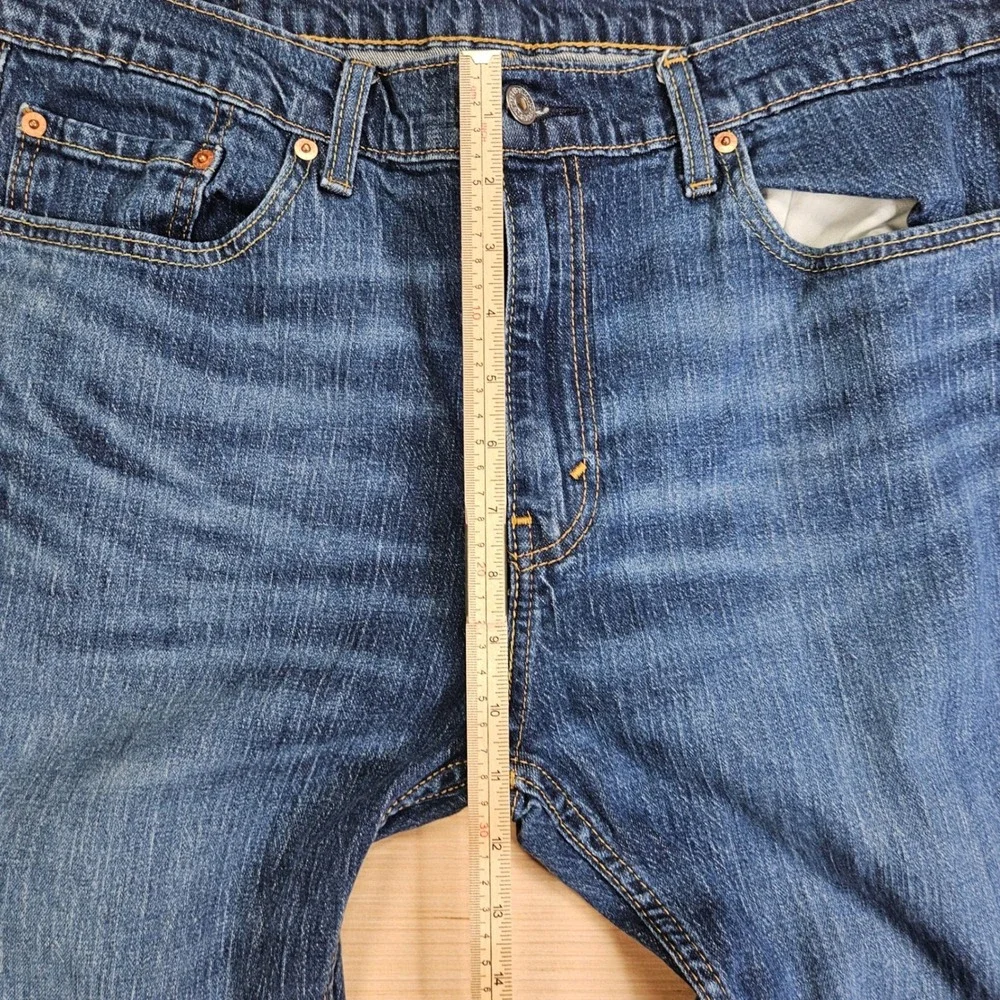Levi's 527 Bootcut Jeans Mens 36x32 Fit 36x30 Blue Denim Stretch Casual Pants